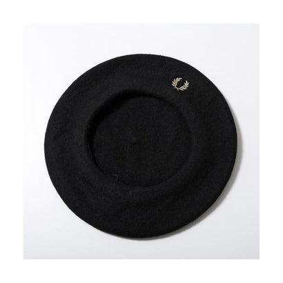 フレッドペリー FRED PERRY FRED PERRY ベレー帽 BERET HW7646 ナイロン混ウール （90A/BLACK/CHAMPAGNE）｜詳細画像