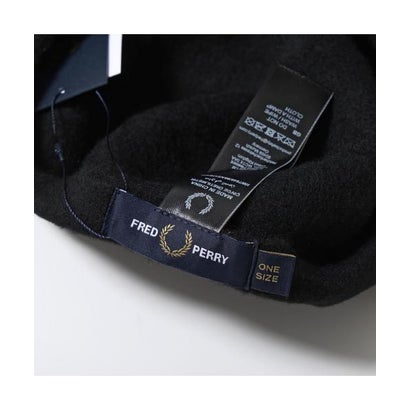 フレッドペリー FRED PERRY FRED PERRY ベレー帽 BERET HW7646 ナイロン混ウール （90A/BLACK/CHAMPAGNE）｜詳細画像