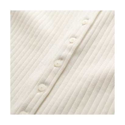 FRED PERRY ポロシャツ Wide Rib Button-Through G3163 （102/BLACK/ブラック）｜詳細画像