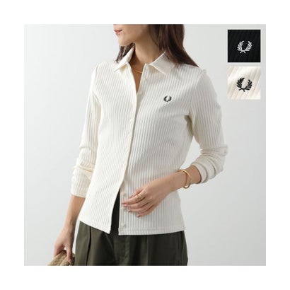 FRED PERRY ポロシャツ Wide Rib Button-Through G3163 （560/ECRU/オフホワイト）｜詳細画像