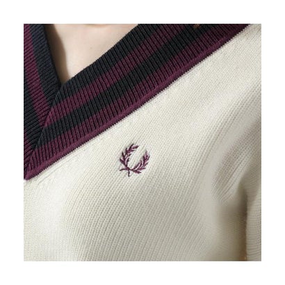 FRED PERRY セーター Bold Tipped V-Neck Jumper K3123 （560/ECRU/オフホワイト他）｜詳細画像