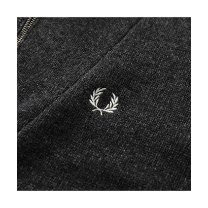 FRED PERRY セーター Half-Zip Jumper K3142 長袖 ニット （102/BLACK）｜詳細画像