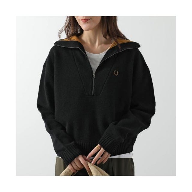 セーター Half-Zip Jumper K3142 長袖 ニット （102/BLACK）