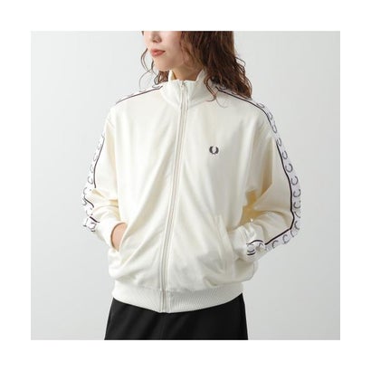FRED PERRY トラックジャケット Taped Track Jacket J1106 （170/ECRU/オフホワイト他）｜詳細画像