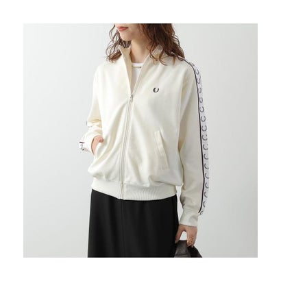 FRED PERRY トラックジャケット Taped Track Jacket J1106 （170/ECRU/オフホワイト他）｜詳細画像
