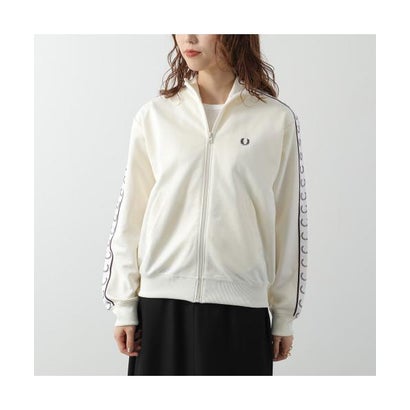FRED PERRY トラックジャケット Taped Track Jacket J1106 （170/ECRU/オフホワイト他）｜詳細画像