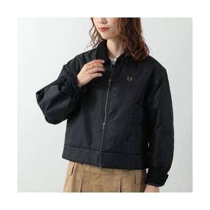 FRED PERRY 中綿ジャケット Padded Caban Jacket J3116 （102/BLACK/ブラック）｜詳細画像