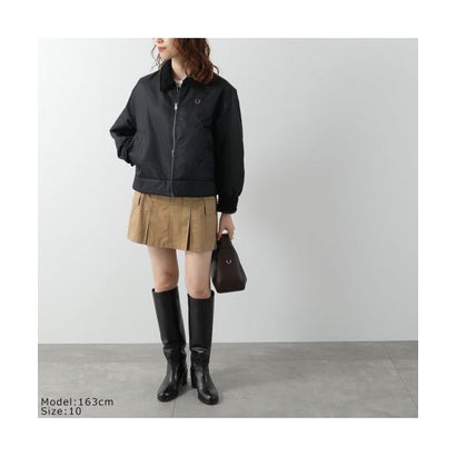 FRED PERRY 中綿ジャケット Padded Caban Jacket J3116 （102/BLACK/ブラック）｜詳細画像