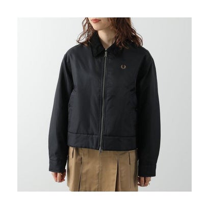 FRED PERRY 中綿ジャケット Padded Caban Jacket J3116 （102/BLACK/ブラック）｜詳細画像