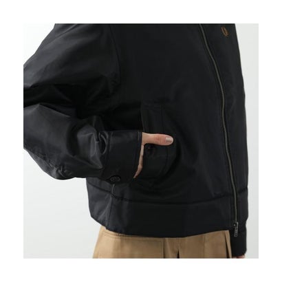 FRED PERRY 中綿ジャケット Padded Caban Jacket J3116 （102/BLACK/ブラック）｜詳細画像