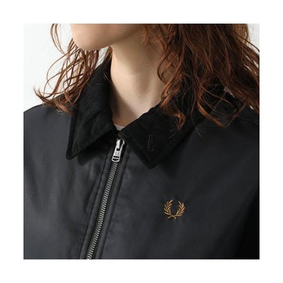 FRED PERRY 中綿ジャケット Padded Caban Jacket J3116 （102/BLACK/ブラック）｜詳細画像