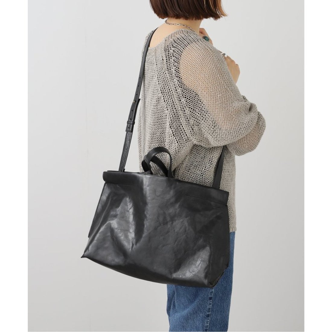 フレームワーク FRAMeWORK Bea Mombaers SHOPPER MIDI （ブラック 