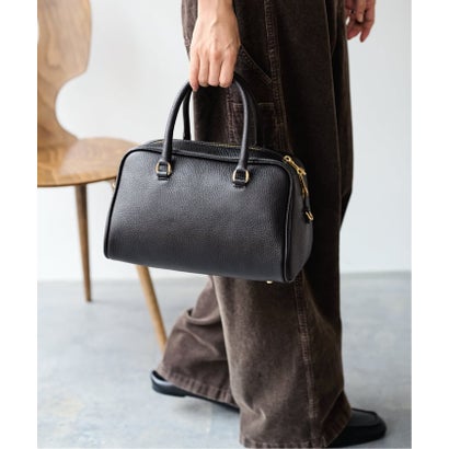 AULENTTI/オウレンティ BOSTON BAG（ブラック）｜詳細画像