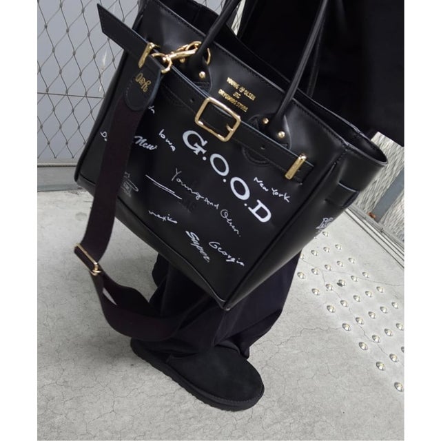 YOUNG&OLSEN 別注KIBITZ MAIL BAG（ブラック）