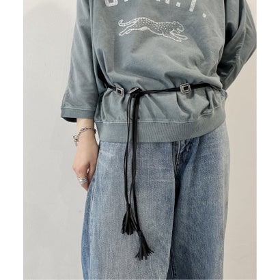 ≪追加≫PUNTOVITA / プントヴィータ SQUARE CONCHO BELT（ブラウン）｜詳細画像