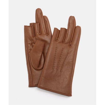 フレームワーク FRAMeWORK JANE SMITH lamb leather three fingerless （ブラウン）｜詳細画像