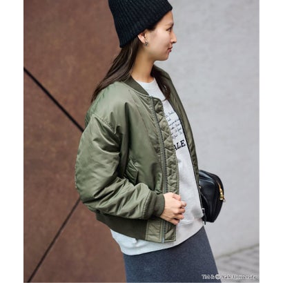 フレームワーク FRAMeWORK TOP KHAKI/トップカーキ MA-1ナイロンジャケット（カーキ）｜詳細画像