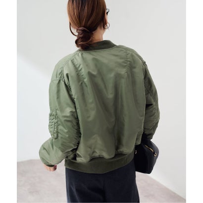 フレームワーク FRAMeWORK TOP KHAKI/トップカーキ MA-1ナイロンジャケット（カーキ）｜詳細画像