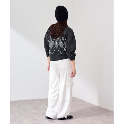 JANE SMITH/ジェーンスミス 7G DOUBLE JAGUARD ARGYLE SWEA （グレーA）｜詳細画像