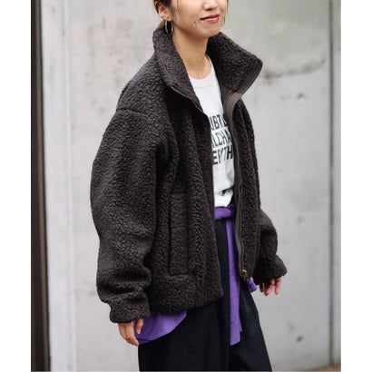 ≪予約≫GOLDWIN/ゴールドウィン DEEP PILE FLEECE JACKET （ブラウン）｜詳細画像