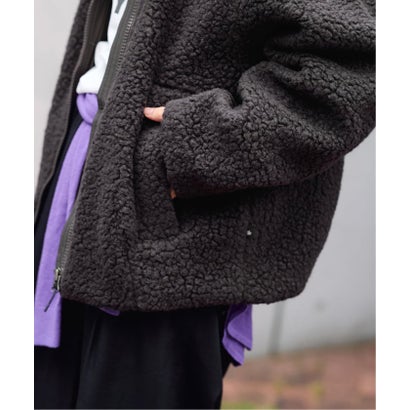 ≪予約≫GOLDWIN/ゴールドウィン DEEP PILE FLEECE JACKET （ブラウン）｜詳細画像