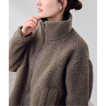 ≪予約≫GOLDWIN/ゴールドウィン DEEP PILE FLEECE JACKET （ブラウン）｜詳細画像