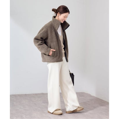 ≪予約≫GOLDWIN/ゴールドウィン DEEP PILE FLEECE JACKET （ブラウン）｜詳細画像
