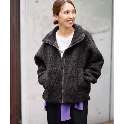 ≪予約≫GOLDWIN/ゴールドウィン DEEP PILE FLEECE JACKET （ブラウン）｜詳細画像