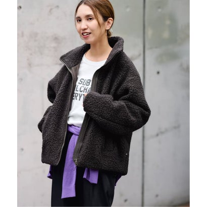 ≪予約≫GOLDWIN/ゴールドウィン DEEP PILE FLEECE JACKET （ベージュ）｜詳細画像