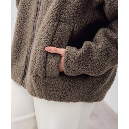 ≪予約≫GOLDWIN/ゴールドウィン DEEP PILE FLEECE JACKET （ベージュ）｜詳細画像