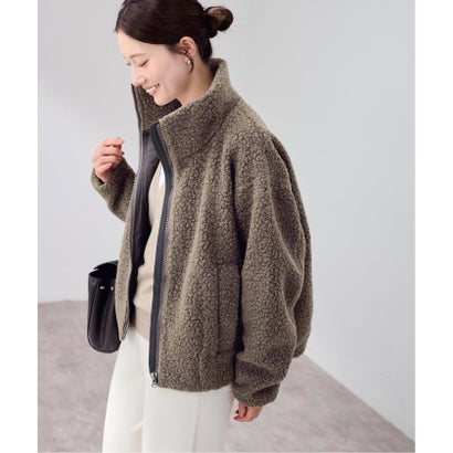 ≪予約≫GOLDWIN/ゴールドウィン DEEP PILE FLEECE JACKET （ベージュ）｜詳細画像