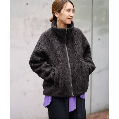 ≪予約≫GOLDWIN/ゴールドウィン DEEP PILE FLEECE JACKET （ベージュ）｜詳細画像
