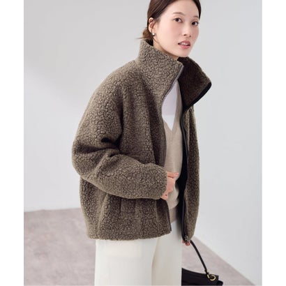 ≪予約≫GOLDWIN/ゴールドウィン DEEP PILE FLEECE JACKET （ベージュ）｜詳細画像