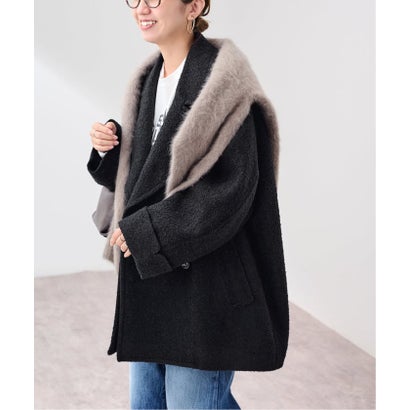 ≪予約≫COUTURE DADAM 別注 P COAT loop herring （ブラック）｜詳細画像