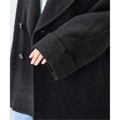 ≪予約≫COUTURE DADAM 別注 P COAT loop herring （ブラック）｜詳細画像