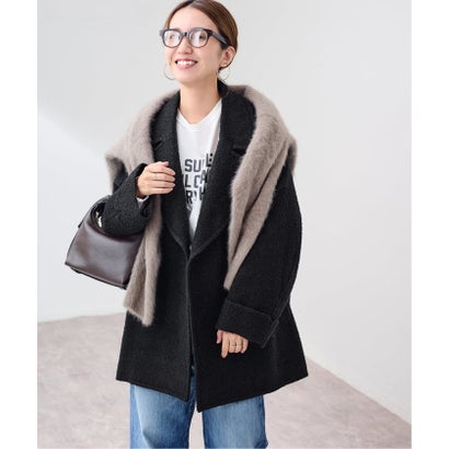 ≪予約≫COUTURE DADAM 別注 P COAT loop herring （ブラック）｜詳細画像