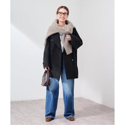≪予約≫COUTURE DADAM 別注 P COAT loop herring （ブラック）｜詳細画像