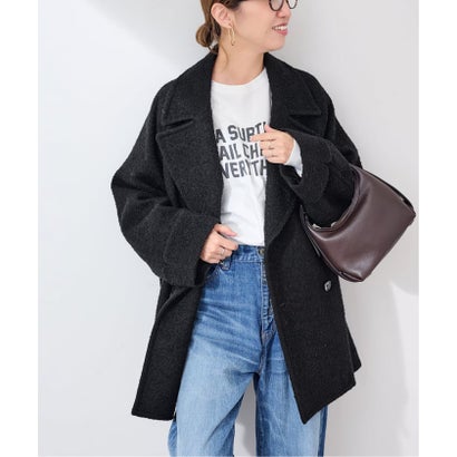 ≪予約≫COUTURE DADAM 別注 P COAT loop herring （ブラック）｜詳細画像