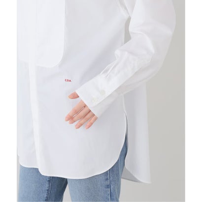 フレームワーク FRAMeWORK COUTURE DADAM tuxedo front big シャツ （ホワイト）｜詳細画像