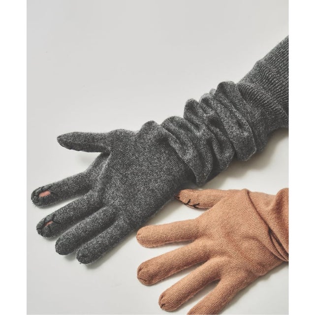 y yo grace long glove （グレーA）