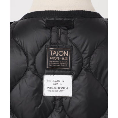 フレームワーク FRAMeWORK ≪追加予約≫TAION/タイオン MILITARY V NECK WZIPダウンベスト （ベージュ）｜詳細画像