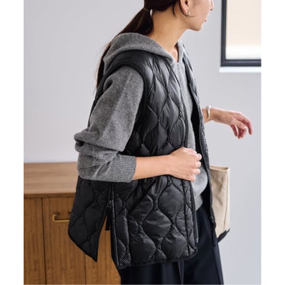 フレームワーク FRAMeWORK ≪追加予約≫TAION/タイオン MILITARY V NECK WZIPダウンベスト （ブラック）｜詳細画像