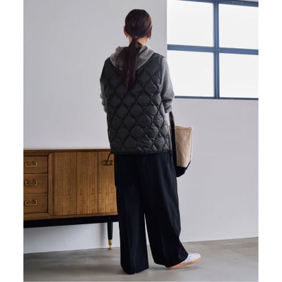 フレームワーク FRAMeWORK ≪追加予約≫TAION/タイオン MILITARY V NECK WZIPダウンベスト （ブラック）｜詳細画像