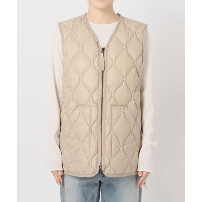 フレームワーク FRAMeWORK ≪追加予約≫TAION/タイオン MILITARY V NECK WZIPダウンベスト （ブラック）｜詳細画像