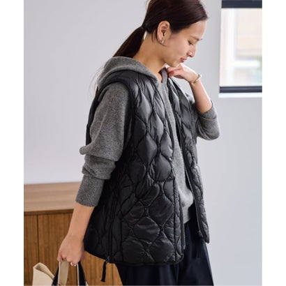 フレームワーク FRAMeWORK ≪追加予約≫TAION/タイオン MILITARY V NECK WZIPダウンベスト （ブラック）｜詳細画像