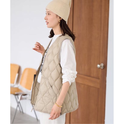 フレームワーク FRAMeWORK ≪追加予約≫TAION/タイオン MILITARY V NECK WZIPダウンベスト （ブラック）｜詳細画像