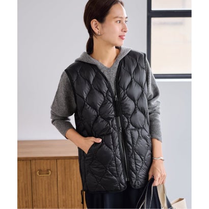 フレームワーク FRAMeWORK ≪追加予約≫TAION/タイオン MILITARY V NECK WZIPダウンベスト （ホワイト）｜詳細画像