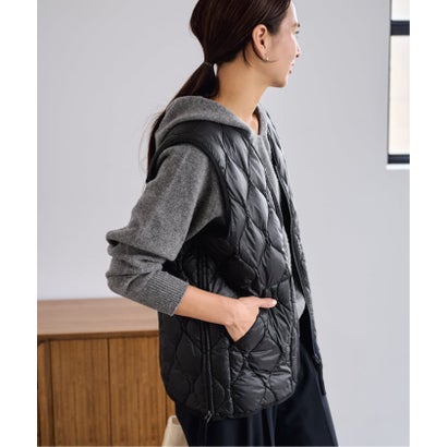 フレームワーク FRAMeWORK ≪追加予約≫TAION/タイオン MILITARY V NECK WZIPダウンベスト （ホワイト）｜詳細画像