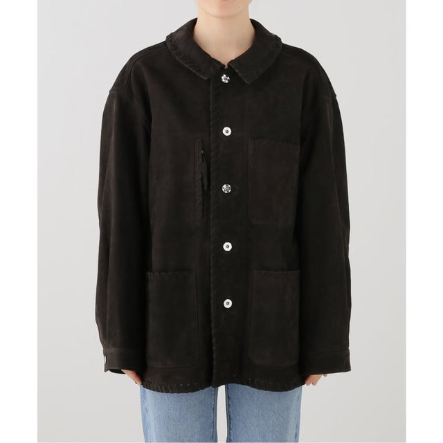 CCU/シーシーユー BRAIDED FRENCH COVERALL （ブラウン）