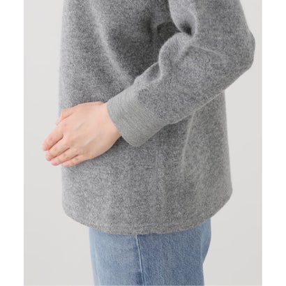 フレームワーク FRAMeWORK ARCHI/アーキ WOOL PILE 3/4SLEEVE TOP （グレー）｜詳細画像